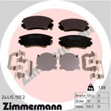 Zimmermann 24415.190.2 - Brzdové platničky -