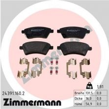 Zimmermann 24391.160.2 - Brzdové platničky -