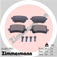 Zimmermann 24483.170.1 - Brzdové platničky -