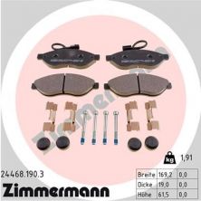 Zimmermann 24468.190.3 - Brzdové platničky -