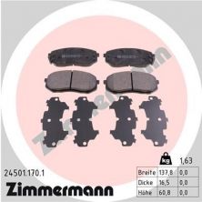 Zimmermann 24501.170.1 - Brzdové platničky -