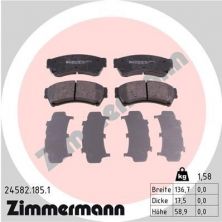 Zimmermann 24582.185.1 - Brzdové platničky -