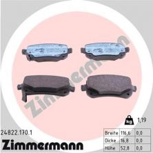 Zimmermann 24822.170.1 - Brzdové platničky -