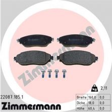 Zimmermann 22087.185.1 - Brzdové platničky -
