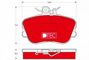 TRW GDB1094DTE - Brzdové platničky -