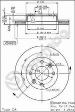 Brembo 09.4925.20 - Brzdový kotúč -