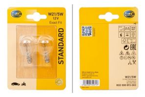 Hella 8GD 008 893-003 Standard W21/5W - Žiarovka brzdového svetla