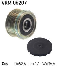 SKF VKM 06207 - Voľnobežka alternátora -