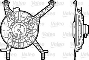 Valeo 696345 - Ventilátor motora -