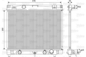 Valeo 701568 - Chladič vody -