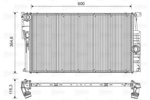 Valeo 735451 - Chladič vody -