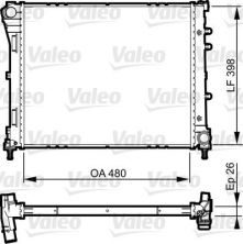 Valeo 735498 - Chladič vody -