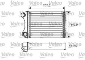 Valeo 812211 - Výmenník tepla vnútorného kúrenia -