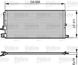 Valeo 814199 - Kondenzátor -