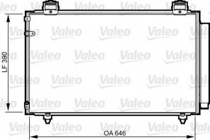 Valeo 814208 - Kondenzátor -