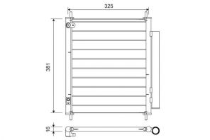 Valeo 814222 - Kondenzátor -