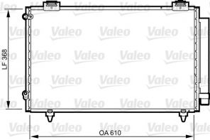 Valeo 814263 - Kondenzátor -