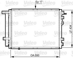 Valeo 814352 - Kondenzátor -