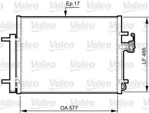 Valeo 814360 - Kondenzátor -