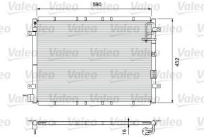 Valeo 818080 - Kondenzátor -