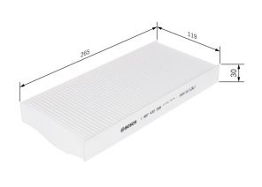 Bosch 1 987 432 095 - Peľový filter