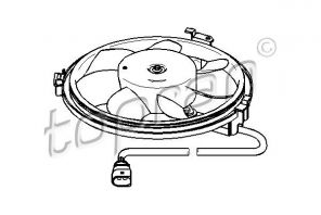 Topran 111 439 - Ventilátor motora -