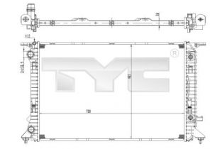 TYC 702-0037 - Chladič vody -