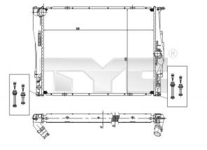 TYC 703-0004 - Chladič vody -