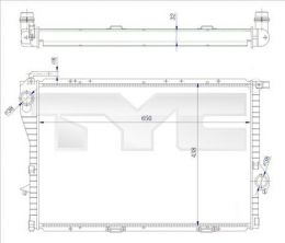 TYC 703-0005-R - Chladič vody -