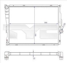 TYC 703-0006-R - Chladič vody -