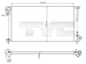 TYC 705-0001 - Chladič vody -