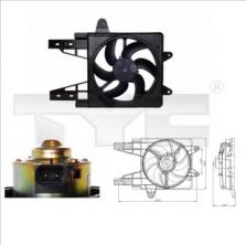 TYC 809-0013 - Ventilátor motora -