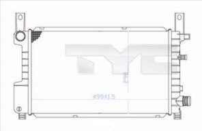 TYC 710-0049 - Chladič vody -