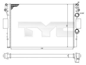 TYC 715-0001-R - Chladič vody -