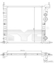 TYC 728-0030 - Chladič vody -