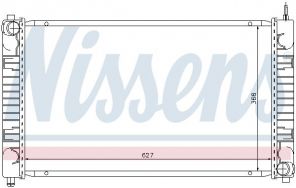 Nissens 62634 - Chladič vody -