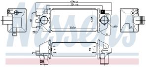 Nissens 96171 - Chladič plniaceho vzduchu