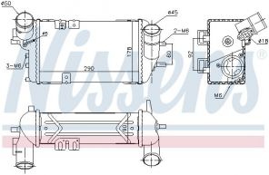 Nissens 96398 - Chladič plniaceho vzduchu