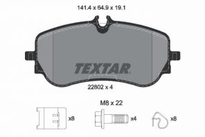 Textar 2280201 - Brzdové platničky -