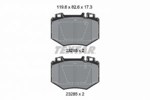 Textar 2328501 - Brzdové platničky -