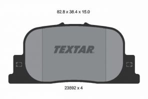 Textar 2359201 - Brzdové platničky -