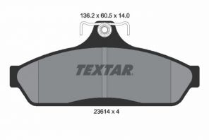 Textar 2361401 - Brzdové platničky -