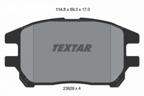 Textar 2392901 - Brzdové platničky -