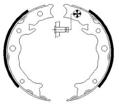 Textar 91080500 - Parkovacia brzda -