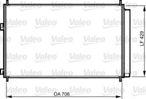 Valeo 814204 - Kondenzátor -