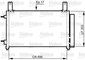 Valeo 814358 - Kondenzátor -