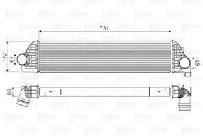 Valeo 818561 - Chladič plniaceho vzduchu -