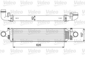 Valeo 818624 - Chladič plniaceho vzduchu -