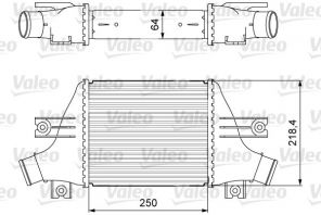 Valeo 818638 - Chladič plniaceho vzduchu -