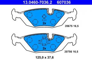 ATE 13.0460-7036.2 - Brzdové platničky -